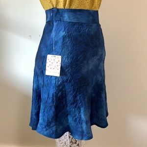 Free People Navy Combo Skirt Size 10